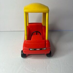 Classic Red and Yellow Ride-On Toy Car